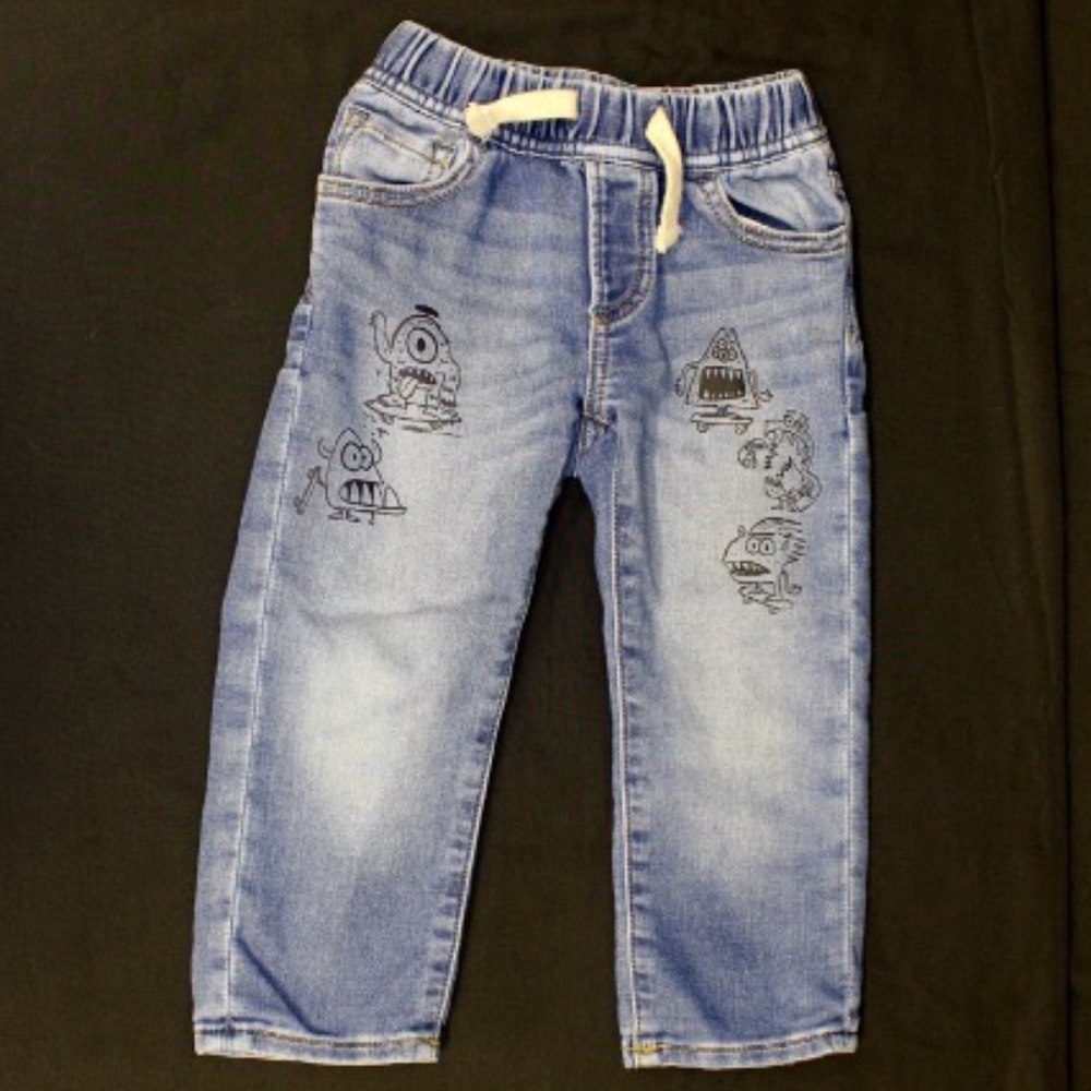 Monster Pull On Jeans